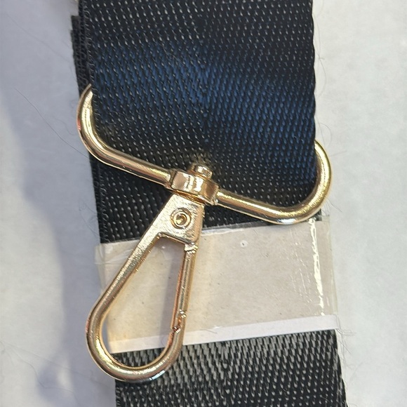 New! Clear Crossbody/Sling bag W/eye glass holder adjustable strap Black - Picture 6 of 10